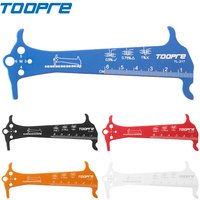 TOOPRE 3 in 1 Bicycle Chain Checker Bike Chain Wear Indicator Tool Bicycle Chain Hook Bike Bolt Measurement Tool