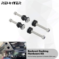 Motorcycle Backrest Docking Hardware Kit Detachable Sissy Bar Rack Mounting Screw For Harley Sportster XL 883 1200 Iron 48 04-22