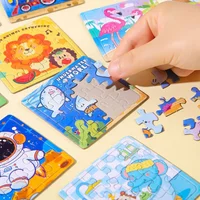20Pcs Cute Animal Paper Jigsaw Puzzles Educational Toy for Kids Birthday Party Favors Classroom Prizes Pinata Filler Goodies Bag