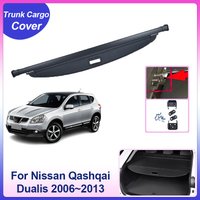 Car Rear Shelf For Nissan Qashqai J10 Dualis 2006~2013 Trunk Organizer Junior Trunk Table Side Storage Auto Parts Accessories