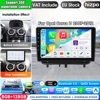 Radio samochodowe Hizpo 9 cali do OPEL CORSA D 2007 - 2012, bezprzewodowy Carplay, Android Auto, multimedialny odtwarzacz wideo, radio 2 DIN, autoradio, GPS, stereo, inteligentne systemy, ekran