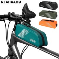 AliExpress NONE Bicycle Top Tube Bag with Bolt Mounted & Strap Aerodynamic Low Drag Bag for Triathlon Gravel Mtb Road Bike Waterproof Bike Pouch