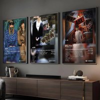 Rapper Xaviersobased Poster HD Art Sticky Wall Waterproof Home Living Room Bar Decoration