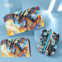 Pokemon Gengar Cartoon Protective Case for Nintendo Switch 2 Console And Joy-Cons Anime Pikachu Gamepads Holder Bracket Base
