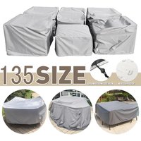 Patio Furniture Set Cover Heavy Duty Outdoor Sectional Sofa Set Covers Outdoor Table and Chair Set Covers Water Resistant Large