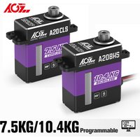 AGFRC A20CLS A20BHS 7.5KG 10.40KG HV Programmable Mini Micro Digital Brushless Coreless Servo For 1/24 RC Car SCX24 SCX10.3