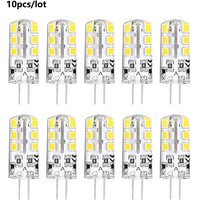 10pcs G4 Mini LED Light Bulb 2W3W Corn Bulb AC DC12V AC220V Silica gel Lamp 360 Beam Angle Chandelier Light Replace Halogen Lamp