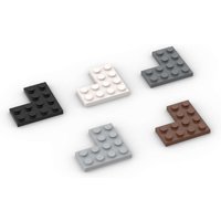 MOC 10PCS 2639 Plate 4x4 Corner Building Blocks Kit Board High-Tech Brick Particle Educational Assemble Toys Birthday Kid Gifts