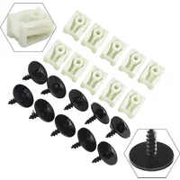 20pcs/set For BMW Front Fender Liner C-Clip Hex Bolt Screw Kit 07147311312 07149213164 Car Accessories Auto Fastener