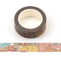 2023 NEW 1X 10M Decorative Retro Travel Japanese Washi Tape for Scrapbooking Planner Adhesive Masking Tape Cute Stationery