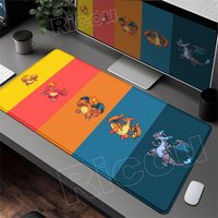 HD Print P-pokemon-C-Charizard Mousepad Mouse Mat Desk Mat with Pad Gaming Accessories Prime Gaming XXL Keyboard Pad Padding Mat