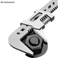 【YY3】1Pc 2026 New F-type Right Angle Wrench Adjustable Spanner Pipe Wrenches Wide Jaw Opening Wrench F Type Wrench Movable