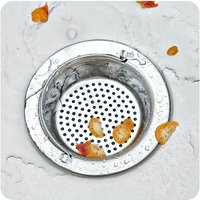 Kitchen Strainers Home Stainless Steel Waste Sink Strainer Plug Drain Filter Basket Drainer Kitchen Sink Accessories
