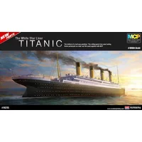 Academy model assembly kit 14215 Titanic, luxury cruise ship Pre coloring 1/400