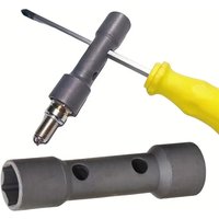 16-18mm Double-Headed Steel Ignition Spark Plug Socket Wrench Three-Jaw Wrench for Car Maintenance And Disassembly
