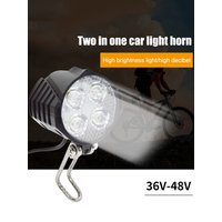 AliExpress MOJOYCE 24-48V Ebike Front Brake Rear Light Set Horn Headlight Switch Energy Saving With Ebike Turn Functional Tail Light Bicycle Light