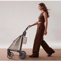 Swivel Wheels Folding Hand Push Wagon Portable Grocery Cart Lightweight Shopping Trolley Home Use Carrier New Style for Daily