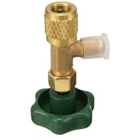For R22 R134a R410A Gas Refrig/erant 1pc Dispensing Valve Bottle Opener Refrige/rant Bottle Can Tap 1/4 SAE Thread Adapter