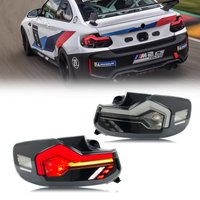 Feux arrière à LED pour BMW Série 2 F22 F23 F87 M2 2014-2020, clignotants séquentiels, animation de démarrage, feux arrière fumés