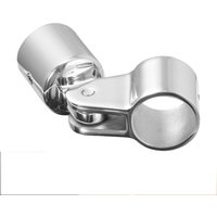 Practical 22mm 25mm Boat Bimini 316 Stainless Steel Marine Hardware Slide Jaw Sleeve Pipe Top Fitting