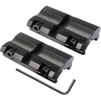 2Pcs/Set Tactical 3/8" 11mm Dovetail to 7/8" 20mm Weaver Picatinny Rail Adapter Mount Converter Innovative Rail Platform