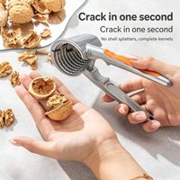 Walnut Cracker Household Multifunctional Nut Opener Aluminum Alloy Labor-Saving Non-Slip Walnut Pliers Hazelnut Pecan Sheller
