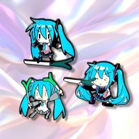 Virtual Vocalist Miku onion hard Enamel Pin
