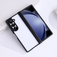 For Samsung Galaxy Z Fold 7 6 5 4 Case Matte Skin Friendly Transparent Hinge Folding Shockproof Protective PC Cover Accessories