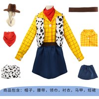 Halloween Woody Jessie Cosplay Costume Adults Women Toy Story Movie Stage Performance Carnival Party Woody Full Clothes Set