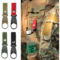 1/2/3PCS Camping Webbing Buckle Hook Water Bottle Holder Clip Outdoor Military Nylon EDC Climb Carabiner Belt Backpack Hangers
