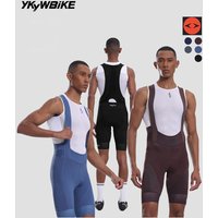 AliExpress YKYWBIKE Men's Cycling Bib Shorts Italy Elastic Interface 7 Hours Paded Riding Pro Tihgt Bicycle Bib Road Bike Cycling Shorts