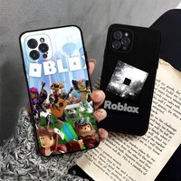 EZ27 R-Robloxs For IPhone 17 16 15 14 13 12 11 Pro Max Plus Shockproof Black Soft Phone Cover