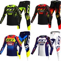 AliExpress NEW 2026 FXJ red enduro motocross jersey and pants mx gear set motorbike clothing mtb carracing suit Off Road equipment