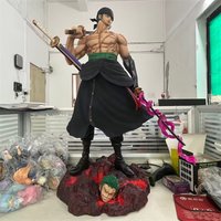 One Piece 73cm Gk Platform Club Super-Large Shoulder Knife Thrawn Double-Headed Carving Scene Statue Boxed Hand-Made Model