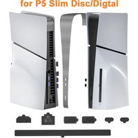for PS5 Slim Accessories Dust Proof Net Kit 8in1 Dust Cover Filter+Dust Plug for Playstation 5 Slim Disc/Digital Gaming Consoles