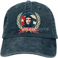 Wild Casquette Che Guevara Cuba Communism Revolution Outdoor Cap Navy Cotton Unisex Hat Adjustable Baseball-Cap