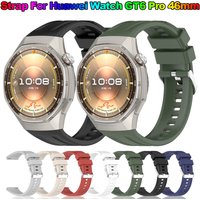 Original No Gaps Silicone Watchband For Huawei Watch GT6 Pro 46mm Sport Bracelet Belt Correa For Huawei Watch GT 6 Pro Band