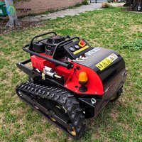 Customized Intelligent Remote Control Zero Turn Tracked Lawn Mower High Quality Powered Garden Equipment