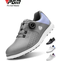 PGM Men Golf Shoes Knob Shoelaces Anti-side Slip Waterproof Men's Sports Shoes Sneakers XZ232