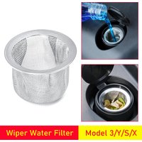 Windshield Wiper Water Filter for Tesla Model 3 S X Y Juniper Glass Water Filter Screen Mesh Stainless Protective Accessories