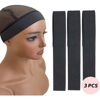 3Pcs Elastic Band for Wigs Edges Lace Melting Band Adjustable Wig Edge Elastic Band 3cm Width Edge Laying Band for Lace Front