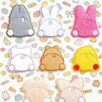Idol SKZOO Stray Kids Official Same Style Cartoon Animal Embroidery Cloth Sticker Felix HyunJin Chan Woojin Changbin Seungmin