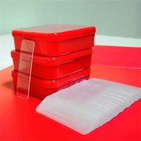 60Pcs/set No Trace Reusable Square Adhesive Tape Removable Transparent Wall Mount Sticker Double Sided Adhesive Tape