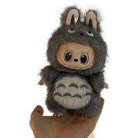 For 17cm Labubu Clothes Plush Cute Totoro Baby Clothes 15-17cm Doll Pendant Clothes Standing Posture Baby Clothes
