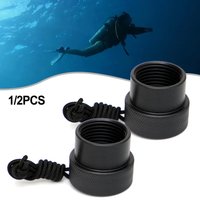 1/2 Pcs Diving Dust Cap Din 1st Stage DIN Regulator Tank Valve Threaded Dust Cover Swimming Accessories Dust Cap