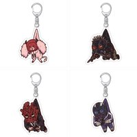 Dorohedoro Dark Anime Acrylic Keychain Kikurage Caiman Shin Noi Figure Keyring Pendant Bag Charm Decor Halloween Party Present