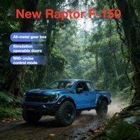 HX New F-150 Raptor 1:12 Large Scale 4WD Off-Road Vehicle Pickup Truck Remote Control Model Car RC Climbing Car Toy F150 Raptor