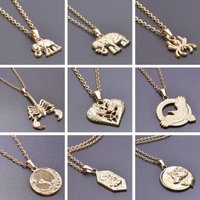 Various Animals Pendants Stainless Steel Necklace Winged Scarab Scorpion Wolf Beetle Horse Cow Spider Elephant Pendants Necklace