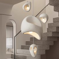 Japanese Wabi Sabi Style Resin Pendant Light Designer Style Homestay Hotel High-end Living Room Restaurant Pendant Light