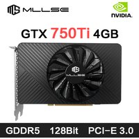 MLLSE GTX 750Ti 4GB Graphics Card GDDR5 128Bit HDMI DVI VGA PCI-E 3.0 Geforce GPU Gtx 750ti Gaming Video Card Placa De Video